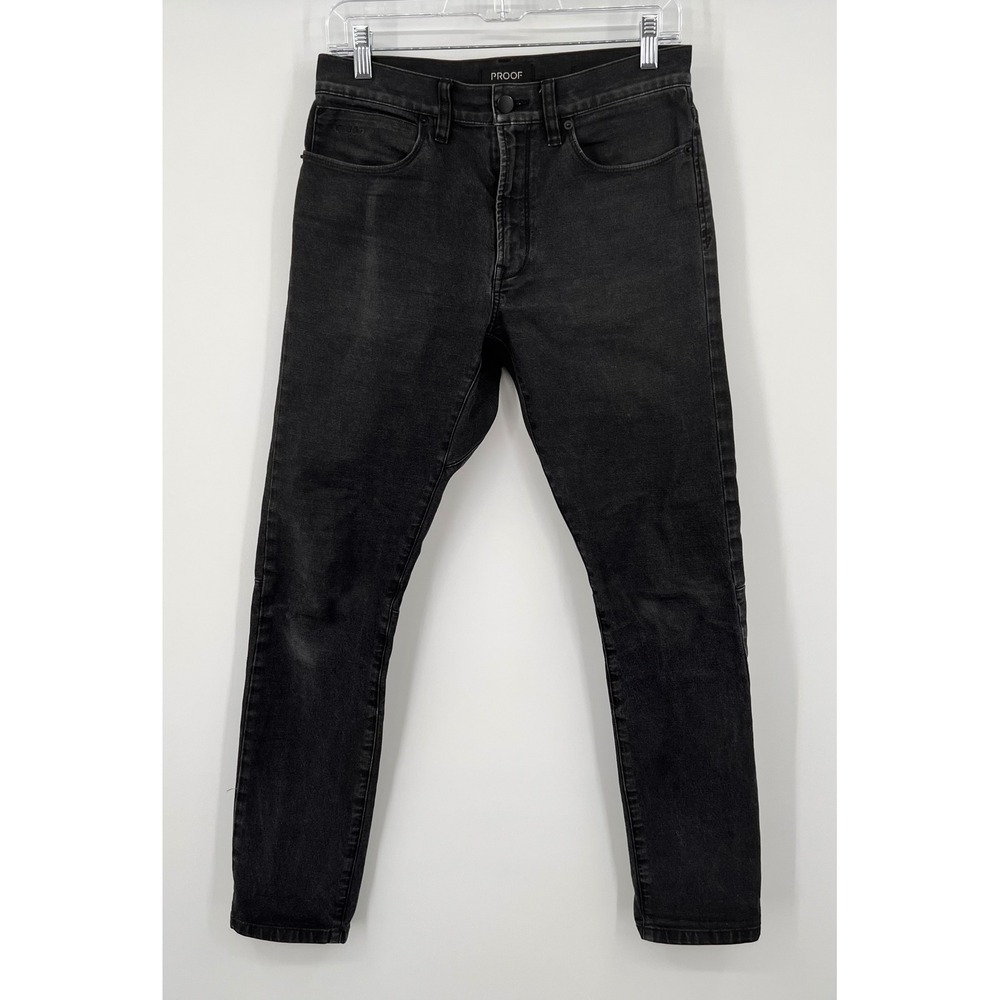 Proof Slim Fit Jeans Mens‎ 29x30 Black Denim Five Pocket Pants